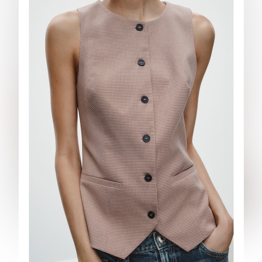 Zara tailored vest